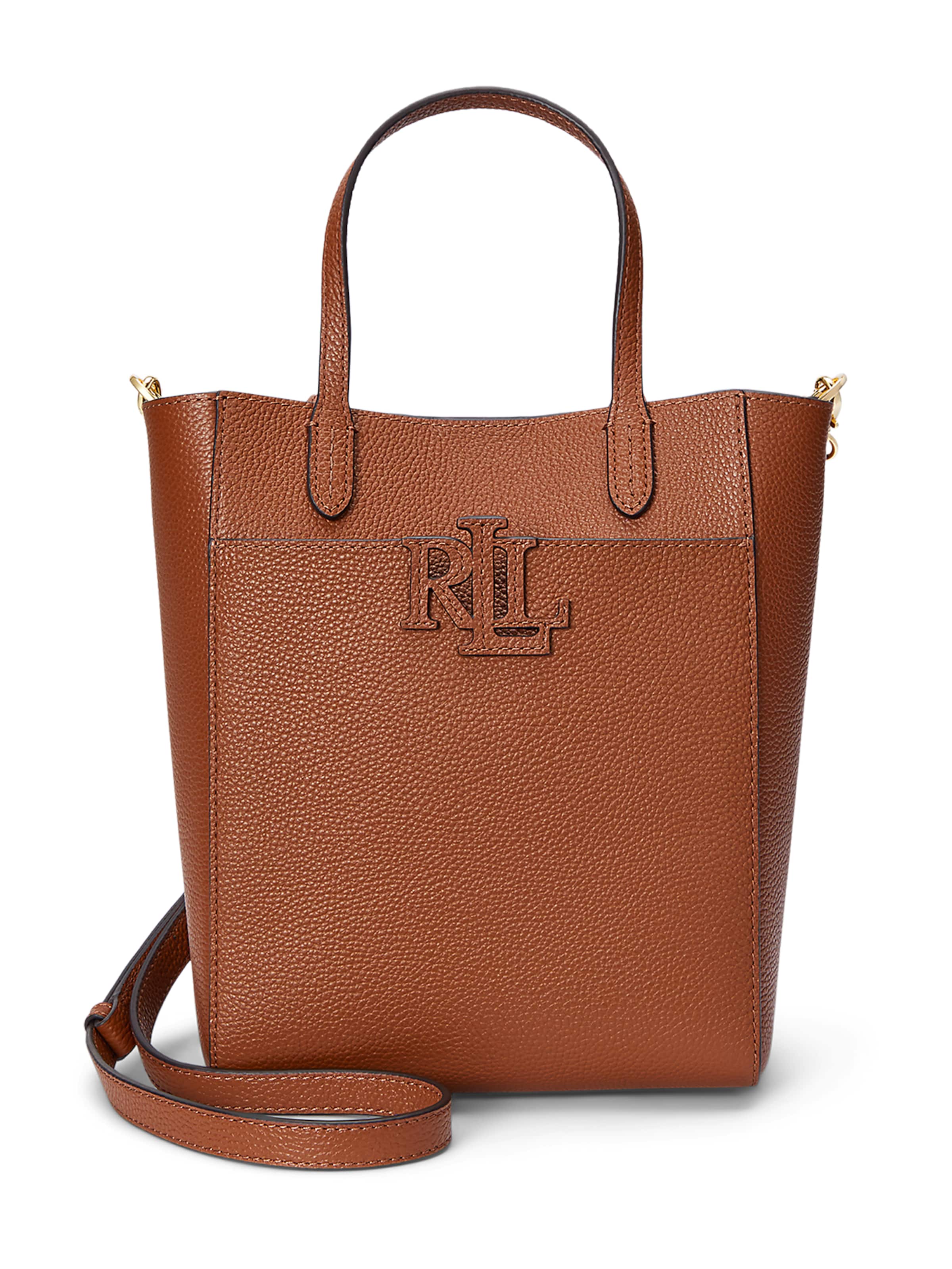 Lauren Ralph Lauren Handtas in Bruin: voorkant