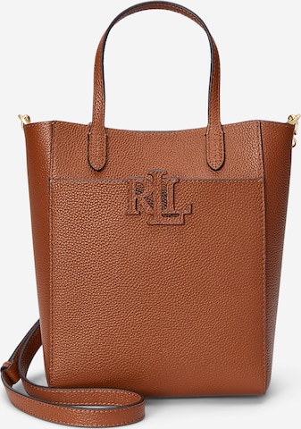 Lauren Ralph Lauren Handtas in Bruin: voorkant
