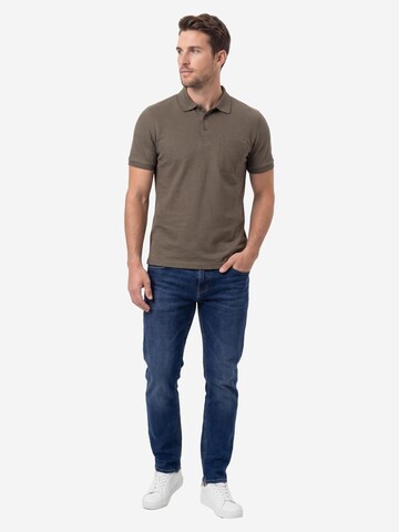 Ragman Shirt 'Basic' in Brown