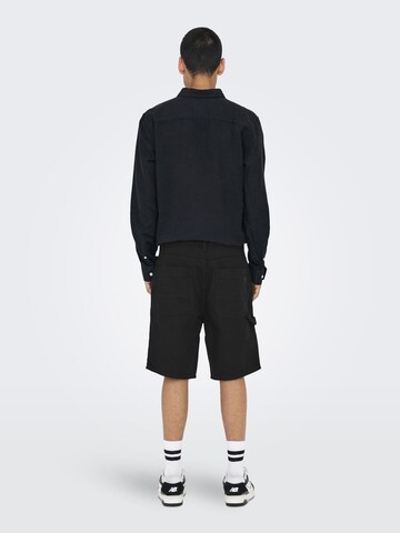 Loosefit Pantalon 'ONSEdge' Only & Sons en noir