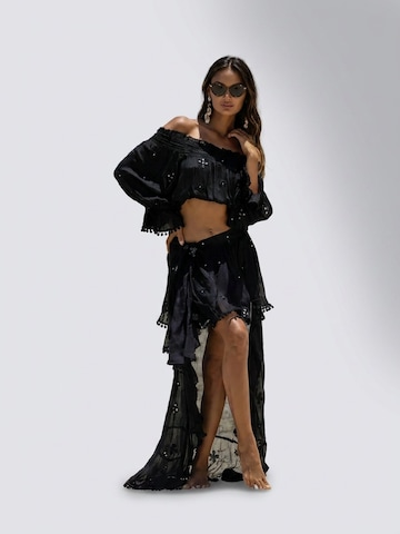 Gonna 'Jupe Celeste' di Miss June in nero