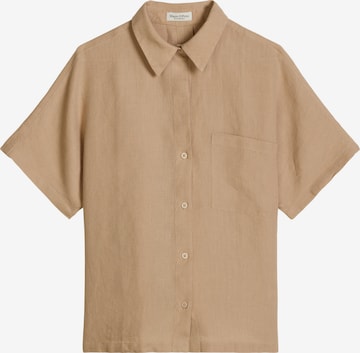 Marc O'Polo Blouse in Beige: voorkant