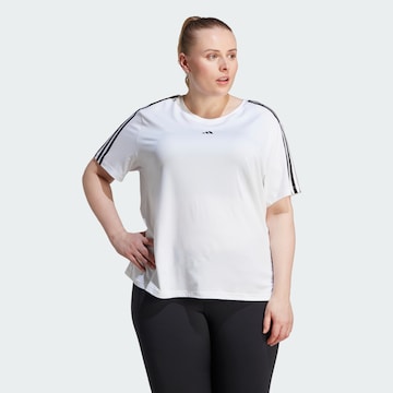 T-shirt fonctionnel 'Essentials' ADIDAS PERFORMANCE en blanc : devant