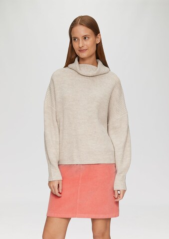 s.Oliver Trui in Beige: voorkant
