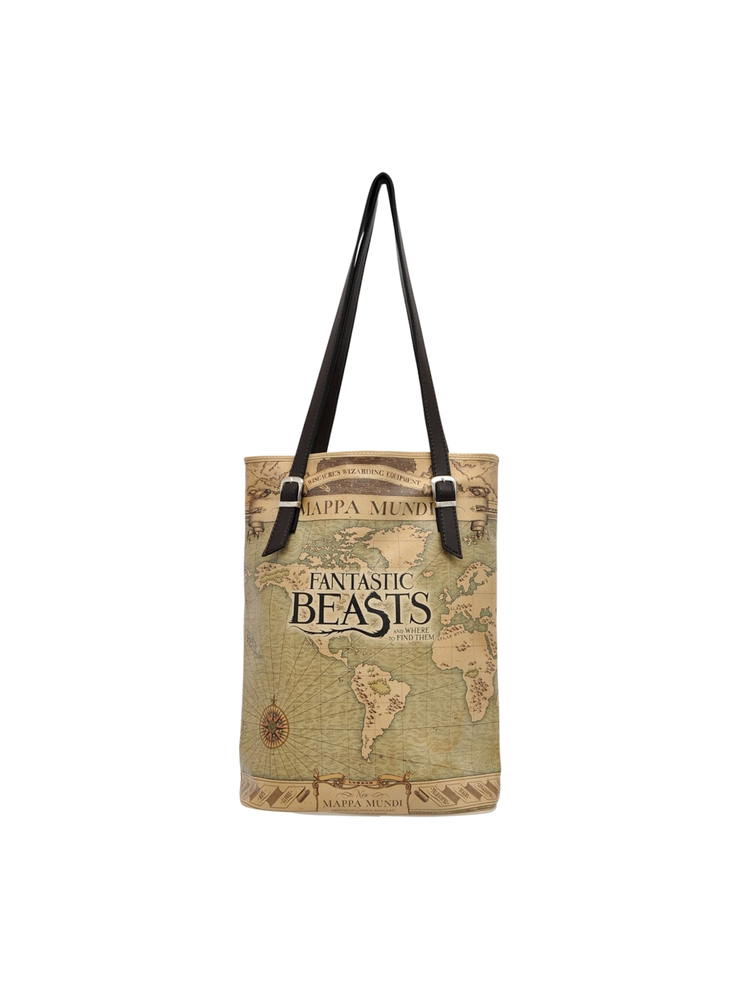 DOGO Crossbody Bag 'DOGO Umhängetasche Tall Bag - Mappa Mundi Fantastic Beasts' in Mixed colors: front