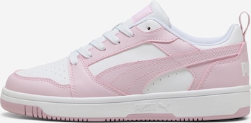Baskets basses 'Rebound V6' PUMA en blanc : devant