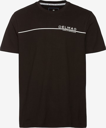 DELMAO Shirt 'DELMAO' in Schwarz: Vorderseite