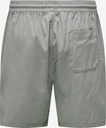Regular Pantalon Only & Sons en gris