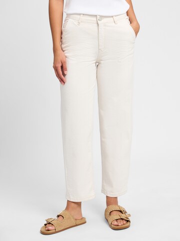OPUS Regular Jeans 'Lolah' in Beige: voorkant