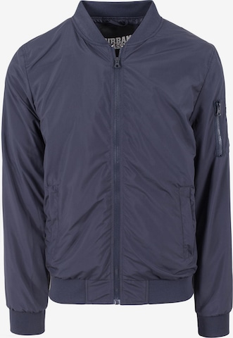 Urban Classics Between-Season Jacket in Blue: front