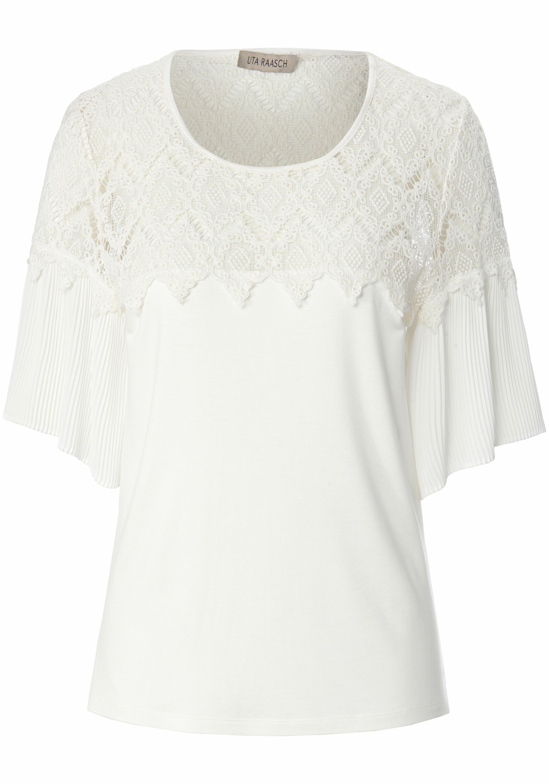 Uta Raasch Shirt in de kleur Wit / Offwhite, Productweergave