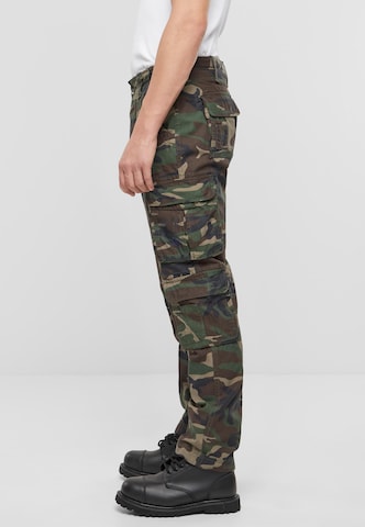 Coupe slim Pantalon cargo Brandit en vert