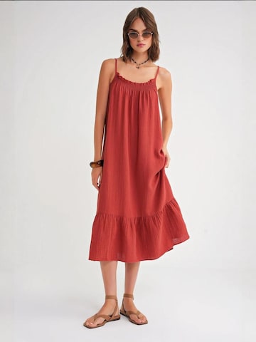 MixRay Jurk 'Midi' in Rood
