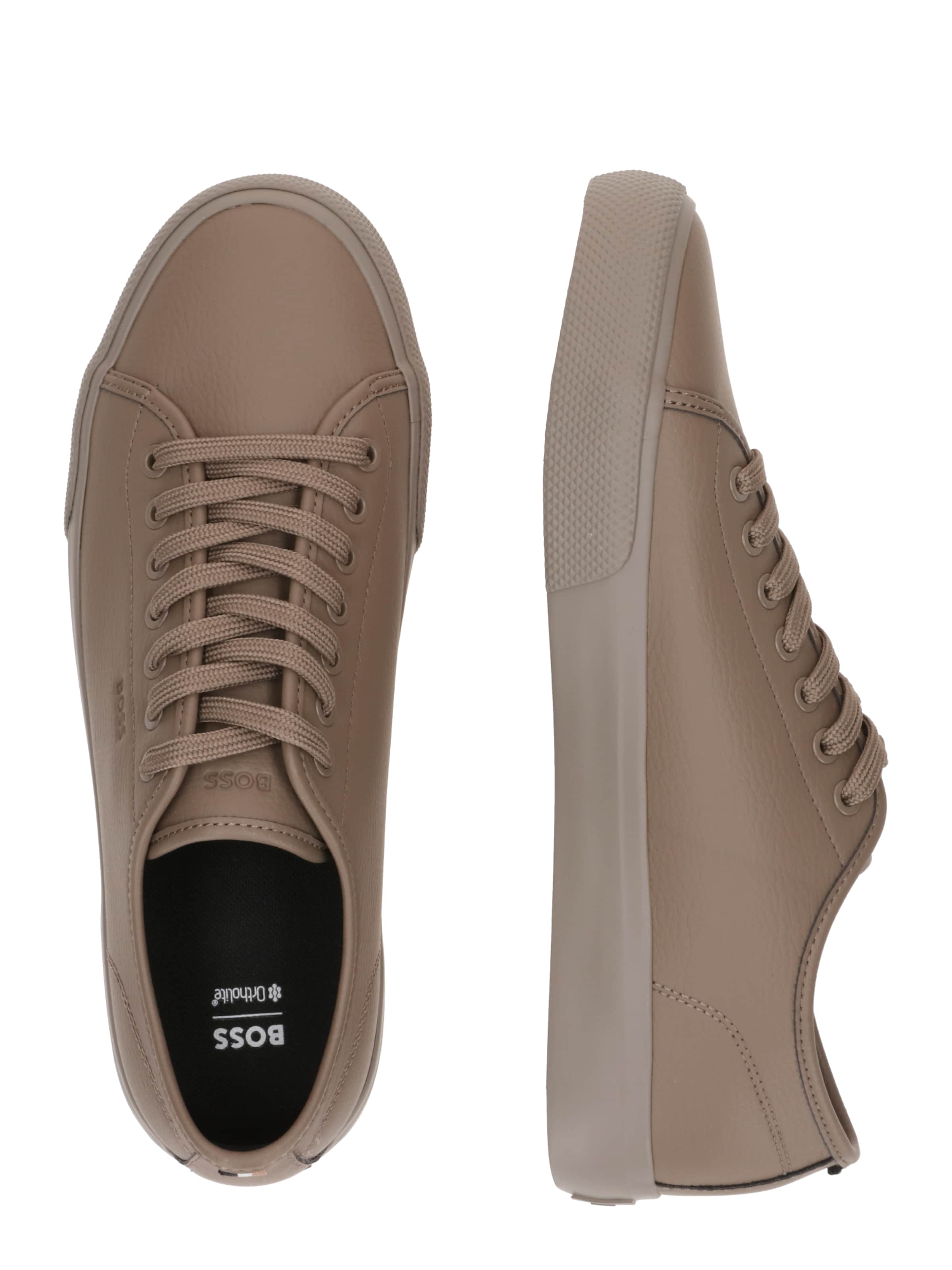 BOSS Rövid szárú sportcipők 'Aiden' - barna