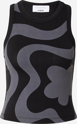 florence by mills exclusive for ABOUT YOU Top 'Dahlia' in Zwart: voorkant