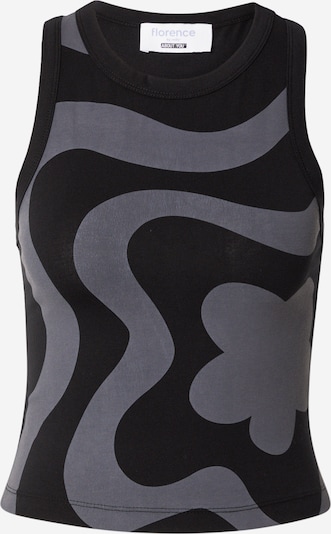 Top 'Dahlia' florence by mills exclusive for ABOUT YOU pe gri bazalt / negru, Vizualizare produs