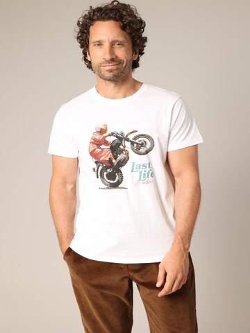 Deeluxe Shirt 'Badass' in Wit: voorkant