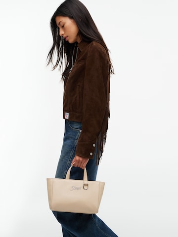 Tommy Jeans - Bolso de mano en blanco: lado