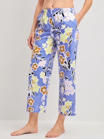 CALIDA Pyjamahose 'Late Bloom M&M'‌‌‌‌‌‌‌ in Blau