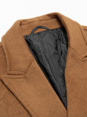 Manteau d’hiver 'Gewebe' ALLTHEMEN en marron