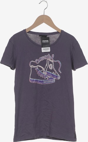 CONVERSE T-Shirt L in Lila: Vorderseite