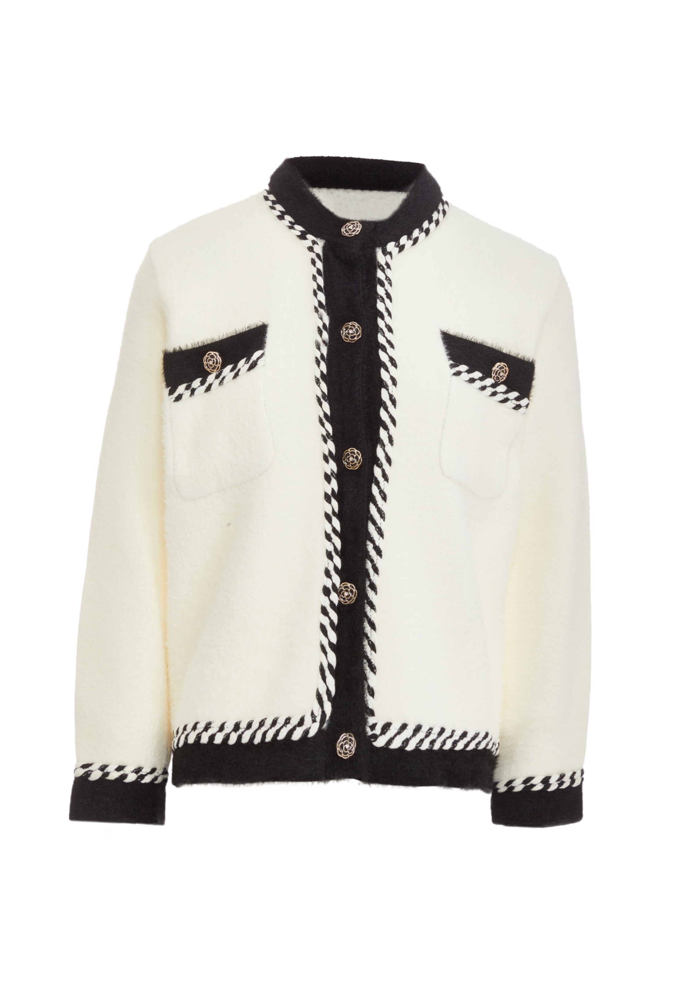 CARNEA Strickjacke in Weiß: Vorderseite