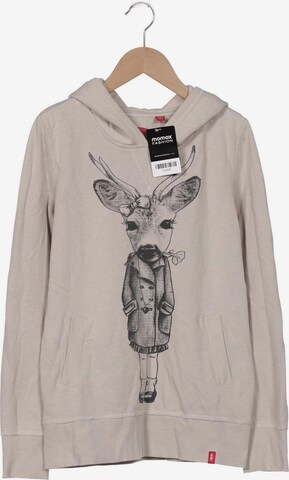 ESPRIT Sweatshirt & Zip-Up Hoodie in M in Beige: front