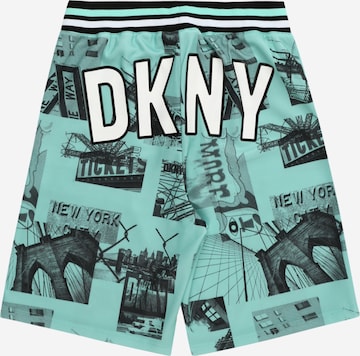 zaļš DKNY Standarta Bikses