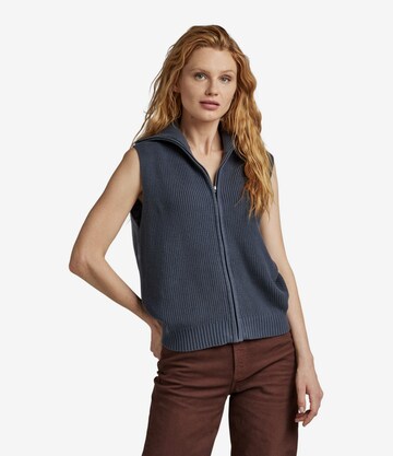 Cardigan G-Star RAW en bleu : devant