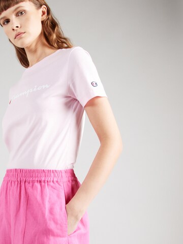 Champion Authentic Athletic Apparel T-shirt i rosa