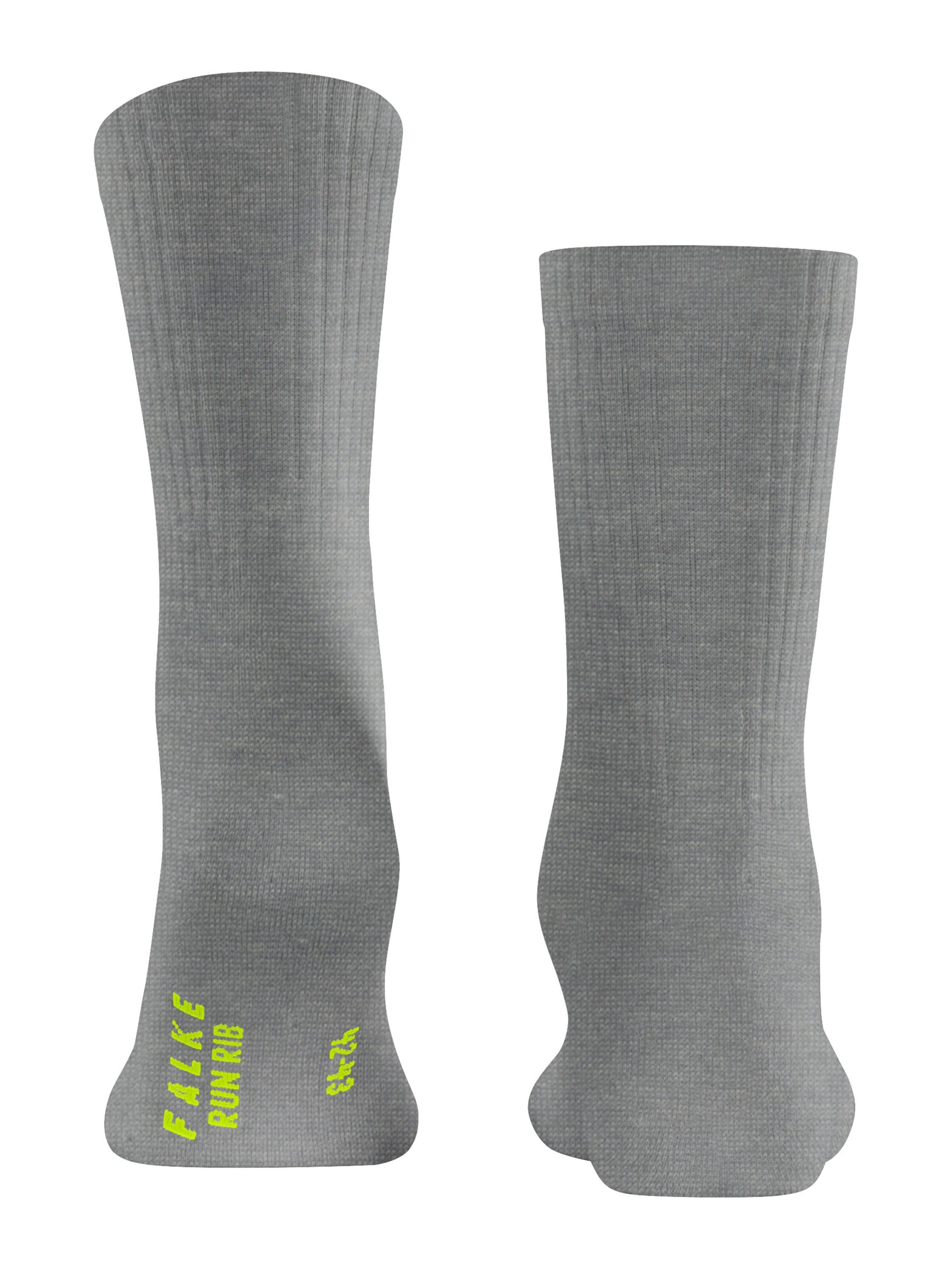 FALKE Socks 'Run Rib Crew' in Grey