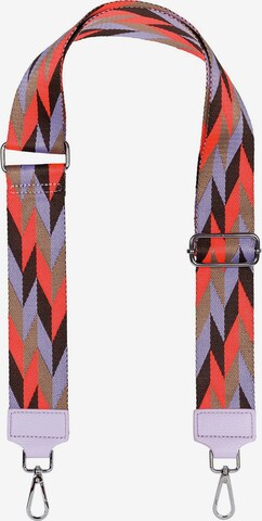 styleBREAKER Taschenzubehör 'Breiter Wechsel Taschengurt Rauten Muster' in Rot: Vorderseite