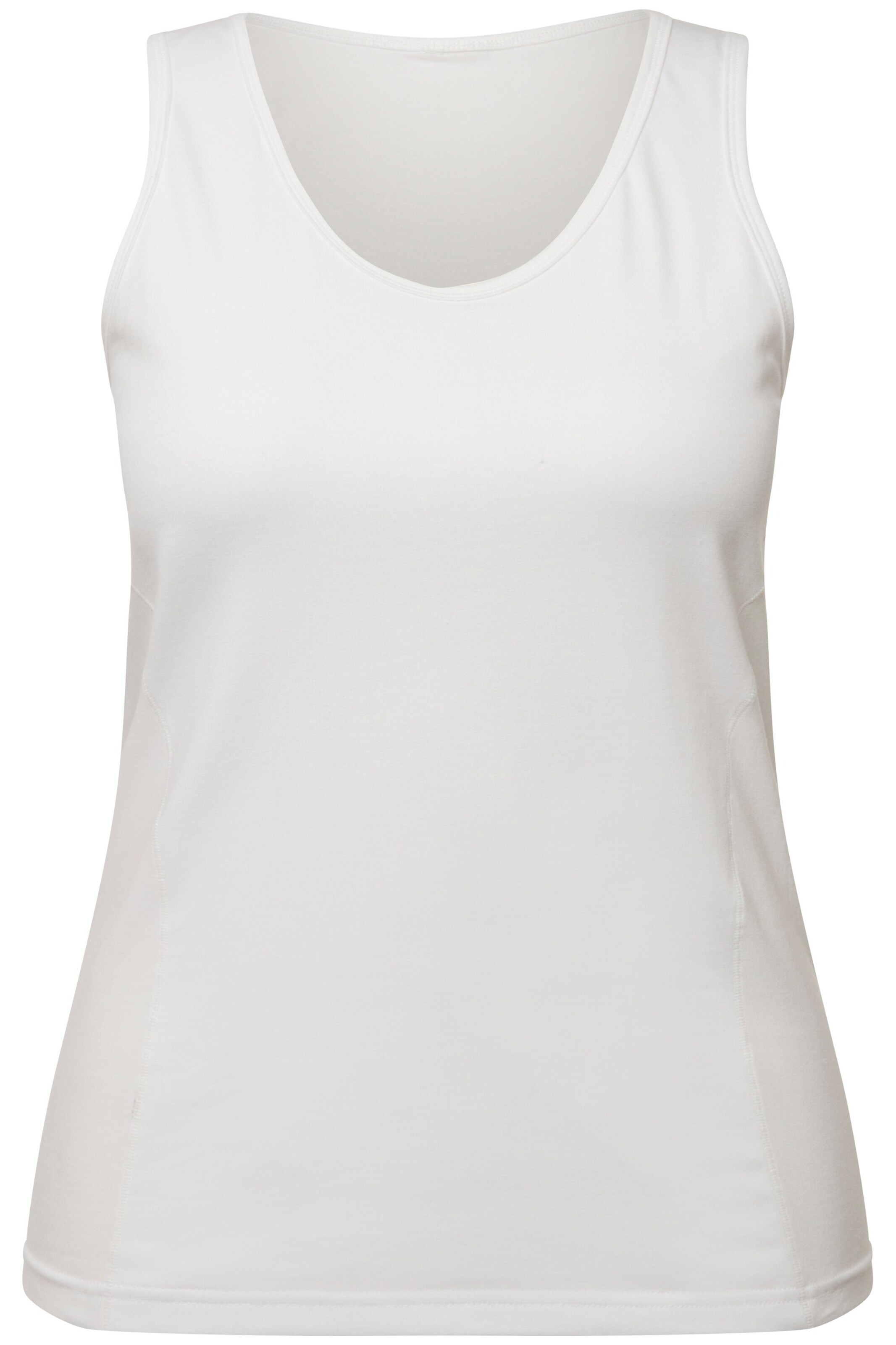 Ulla Popken Undershirt in White: front