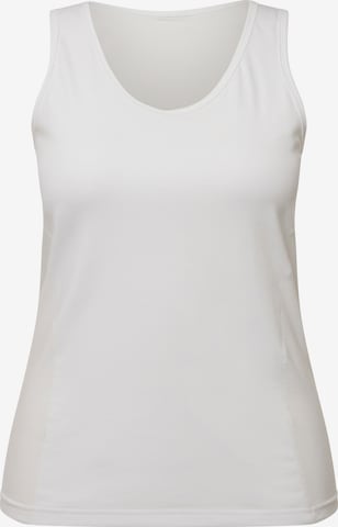 Ulla Popken Onderhemd in Wit: voorkant