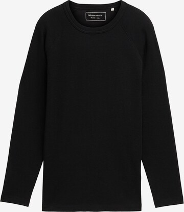 TOM TAILOR DENIM Shirt in Zwart: voorkant