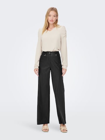 Wide Leg Pantalon ONLY en noir