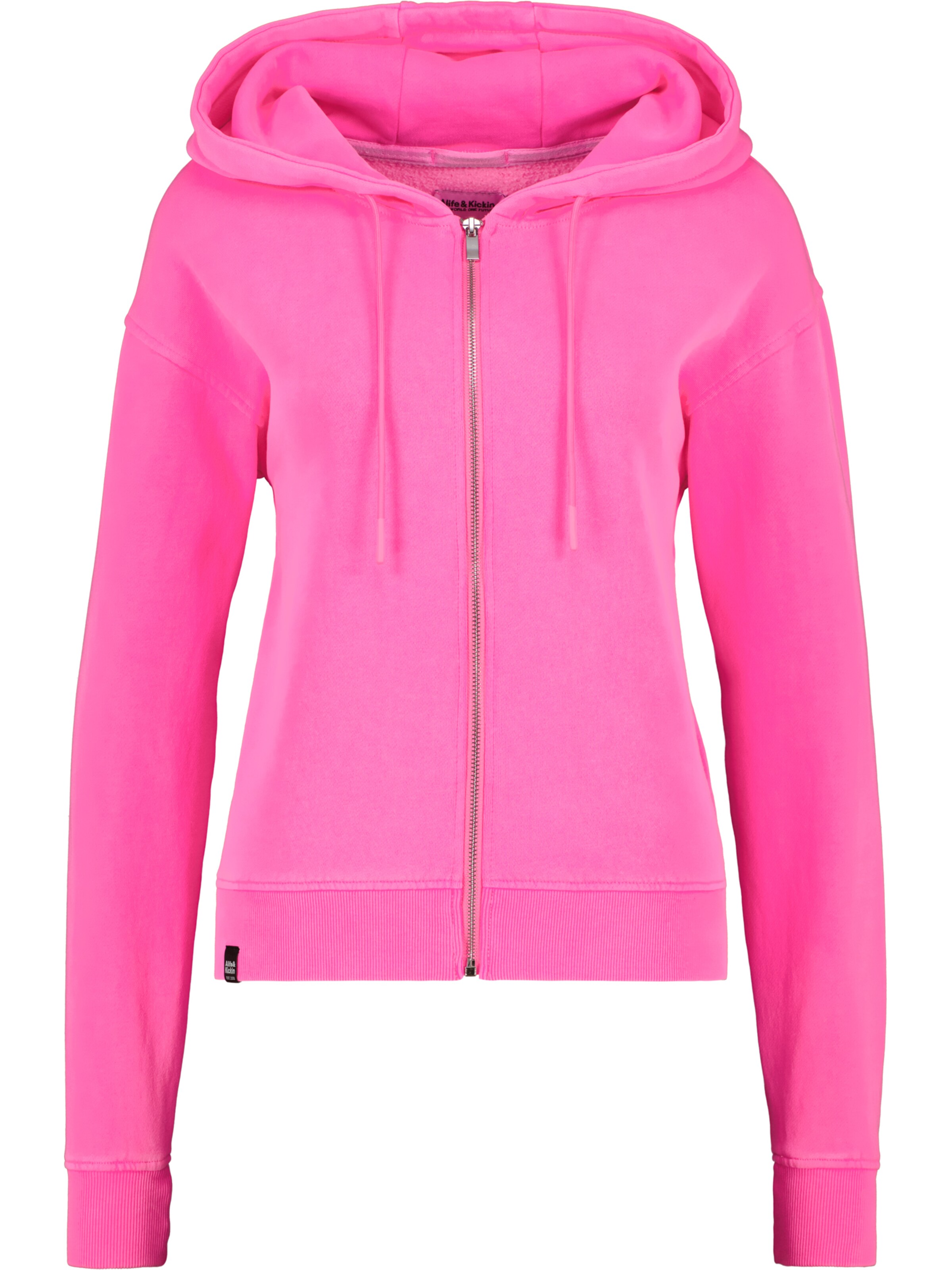 alife & kickin Sweat jacket 'RanaAK' in Pink: front