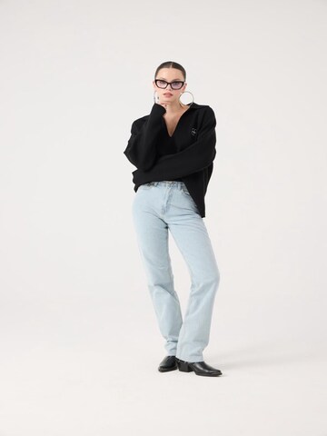 HOLLY LOLLY Regular Broek in Blauw