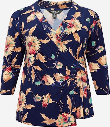 Lauren Ralph Lauren Plus Blouse 'JAINAB' in Blauw: voorkant