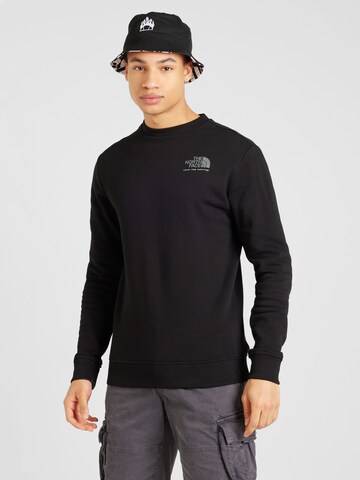 Sweat-shirt THE NORTH FACE en noir : devant