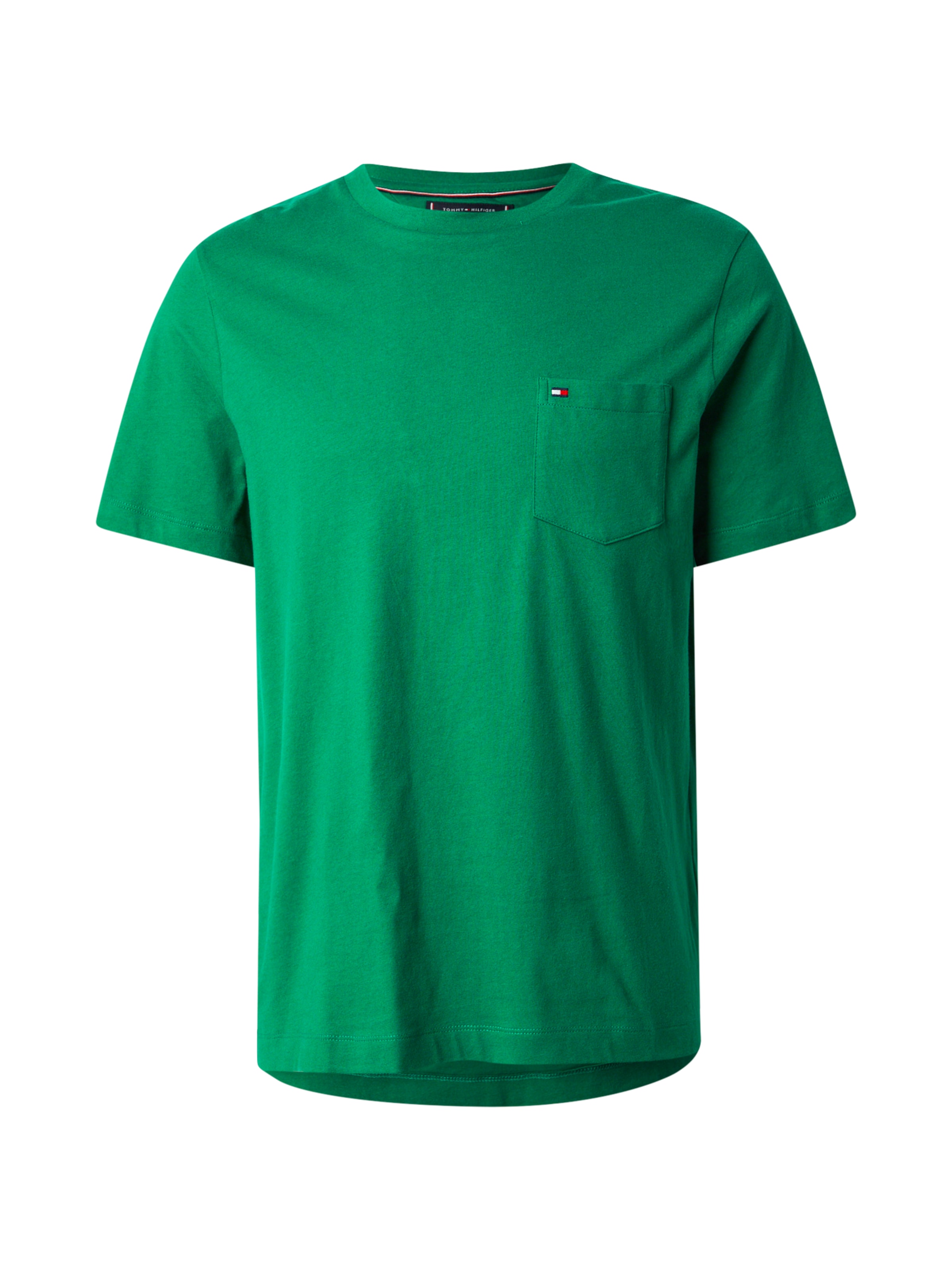 TOMMY HILFIGER - Camiseta &#x27;Essential&#x27; en verde: frente