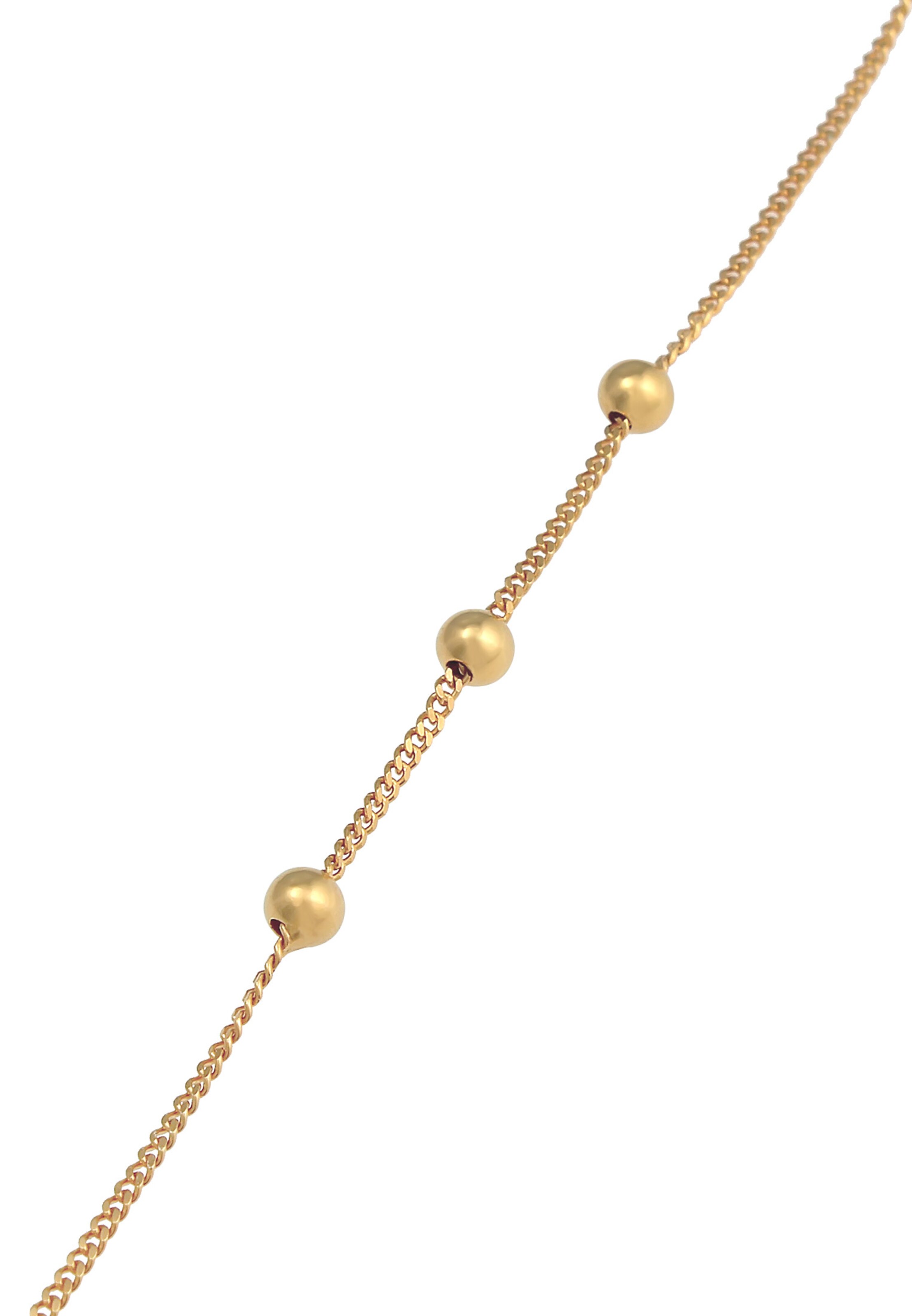 Frauen Schmuck ELLI Halskette Basic Kette, Kugel in Gold - VX12036 Frauen Schmuck ELLI Halskette Basic Kette, Kugel in Gold - VX12036