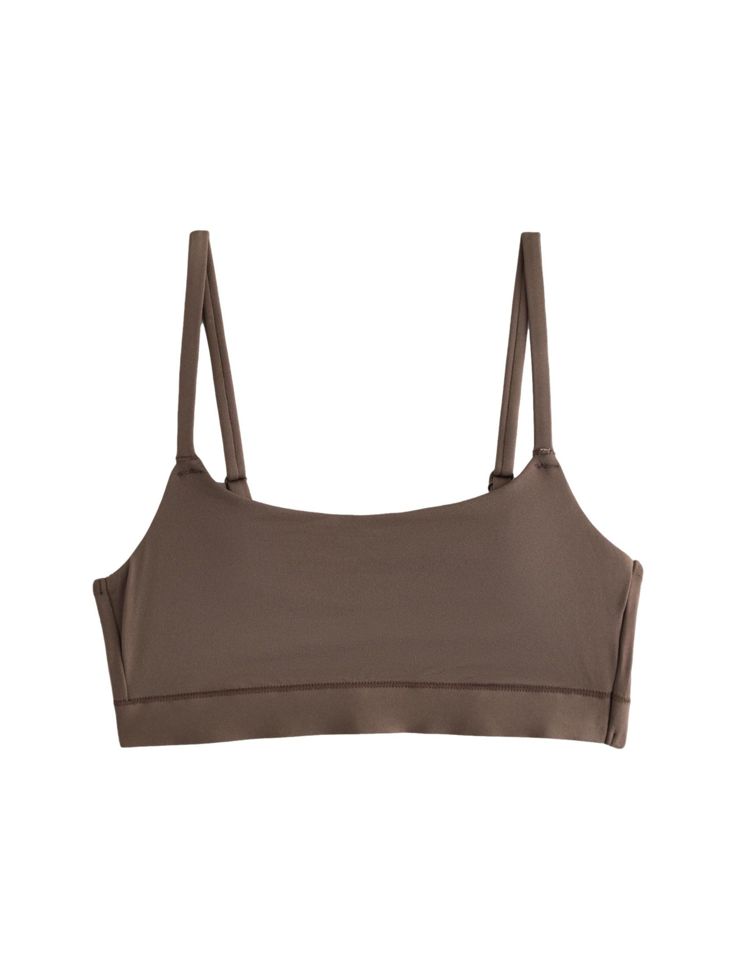 self. Bustier BH in Braun: Vorderseite