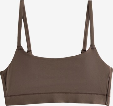 self. Bustier BH in Braun: Vorderseite