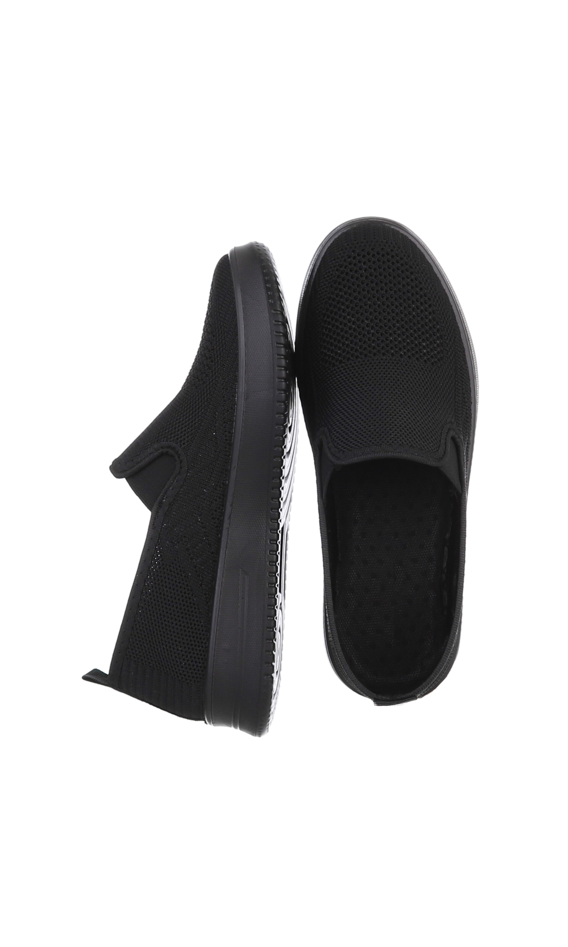 Ital-Design Slip-Ons in Black