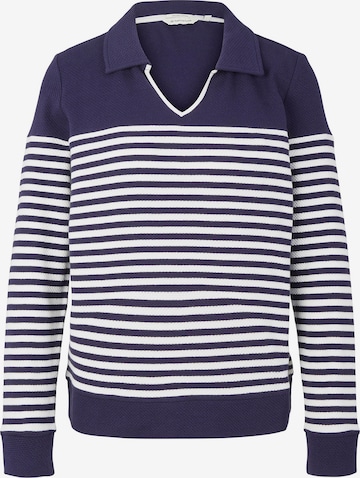 TOM TAILOR Sweatshirt in Blau: predná strana