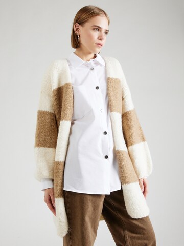 Lindex Gebreid vest 'Wilma' in Beige: voorkant