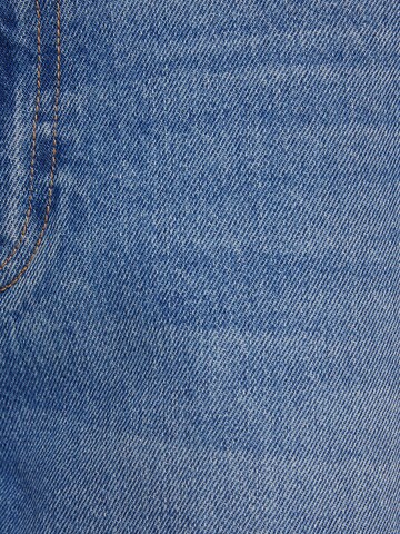 Bershka Široke hlačnice Kavbojke | modra barva