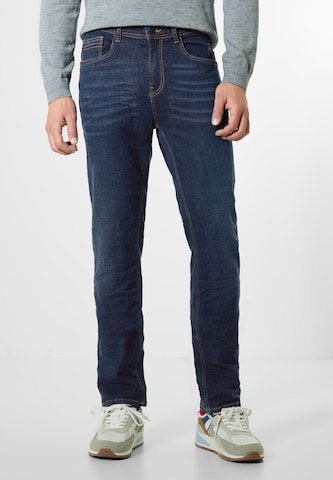 Street One MEN Slim fit Jeans in Blue: front