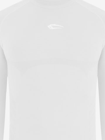 Smilodox Compression Longsleeve Carnos in Weiß: Vorderseite
